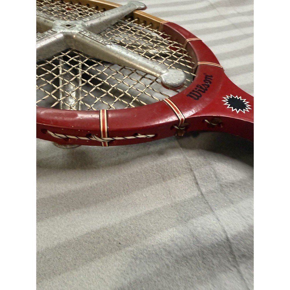 Vintage Wilson Stan Smith Capri Tennis Racket EUC With Dunhill Press RARE HTF - Picture 9 of 16